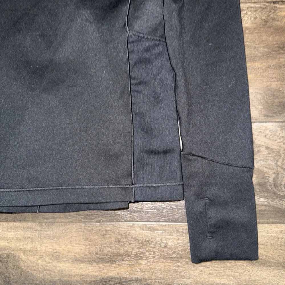 Nike Pro Therma-Fit Long-Sleeve Athletic Pullover Mock Neck Women's Small Black